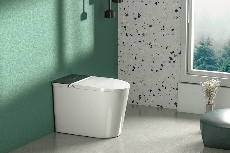 C4D工程-智能马桶场景渲染工程马桶模型C4D模型