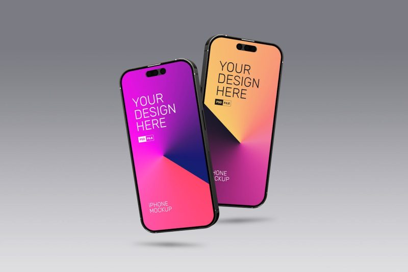 iPhone 手机样机素材 (PSD,JPG) iphone-mockup