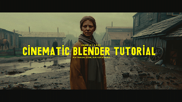 Blender教程-电影感场景建模渲染教程(中文字幕) Cinematic Blender Tutorial: Home At Last