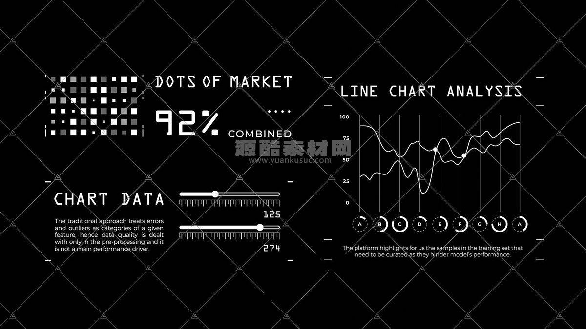 50个未来信息图表未来科技感贴图科幻贴图材质 50 Futuristic Infographic Decals -Ai, Png, Jpg