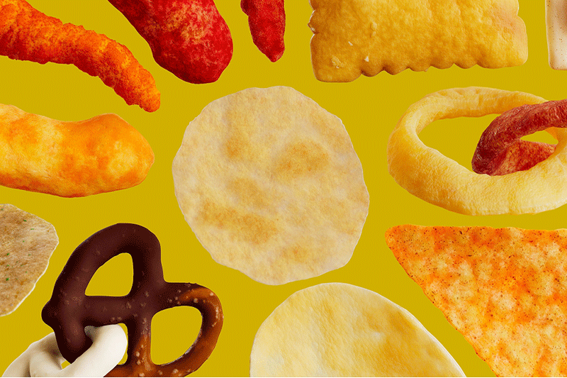 C4D模型-22种小零食薯片等模型食品食物模型+教程