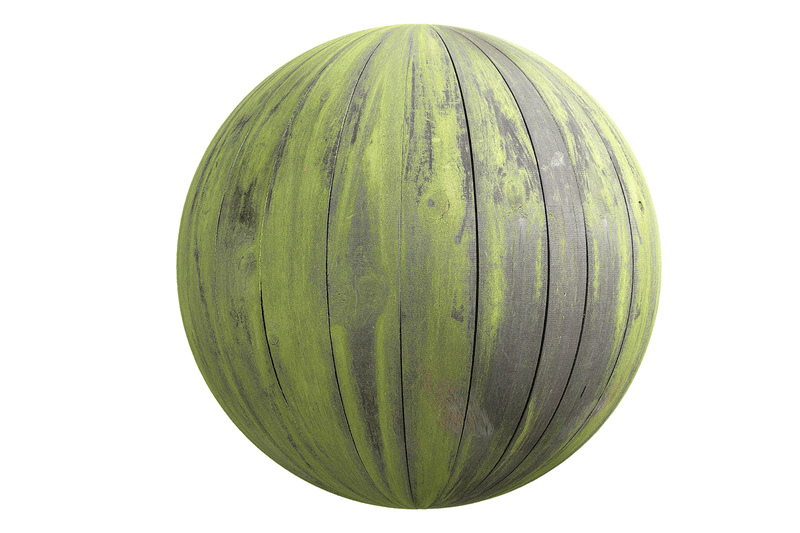 绿漆木板贴图材质下载18_44 wooden_planks_with_moss_pbr