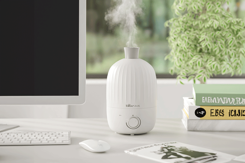 C4D工程-室内小熊加湿器场景渲染工程加湿器模型C4D模型