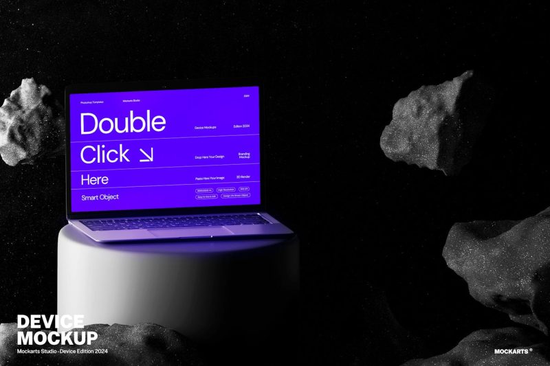 Macbook电脑样机素材(PSD) macbook-mockup