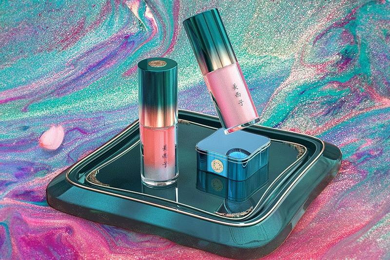 C4D工程-美妆口红产品渲染工程口红模型C4D模型