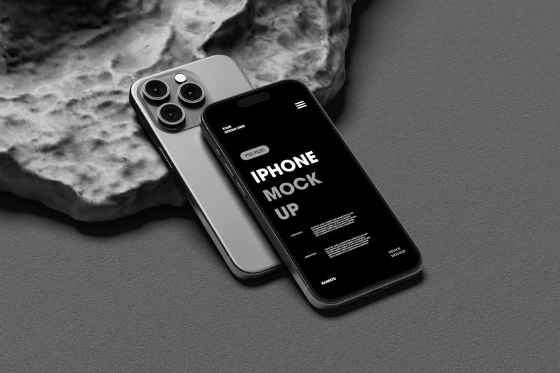 iPhone手机样机素材 (PSD) iphone-mockup