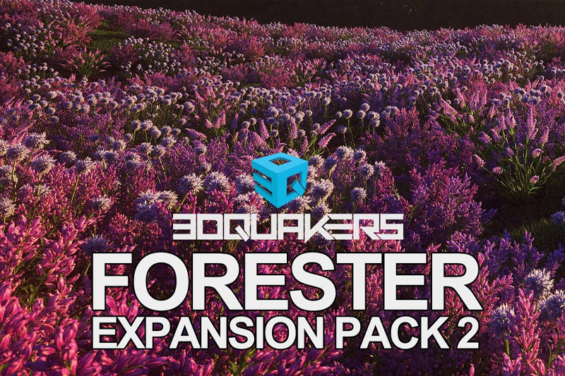 C4D插件-花草树木森林植物生成制作工具 Forester v1.5.5 Win/Mac + Expansion Pack V1+V2预设包