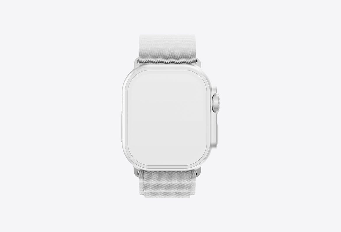 Apple Watch Ultra 样机素材 (PSD)