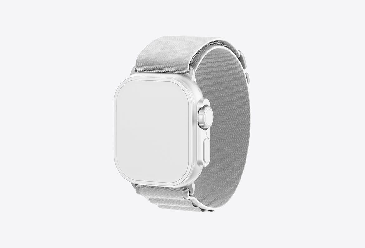 Apple Watch Ultra 样机素材 (PSD)