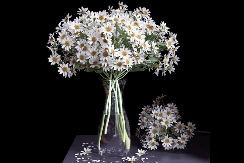 菊花模型花卉花瓶模型3D模型 (C4D,FBX,Blender) bouquet-of-flowers-in-a-vase-18