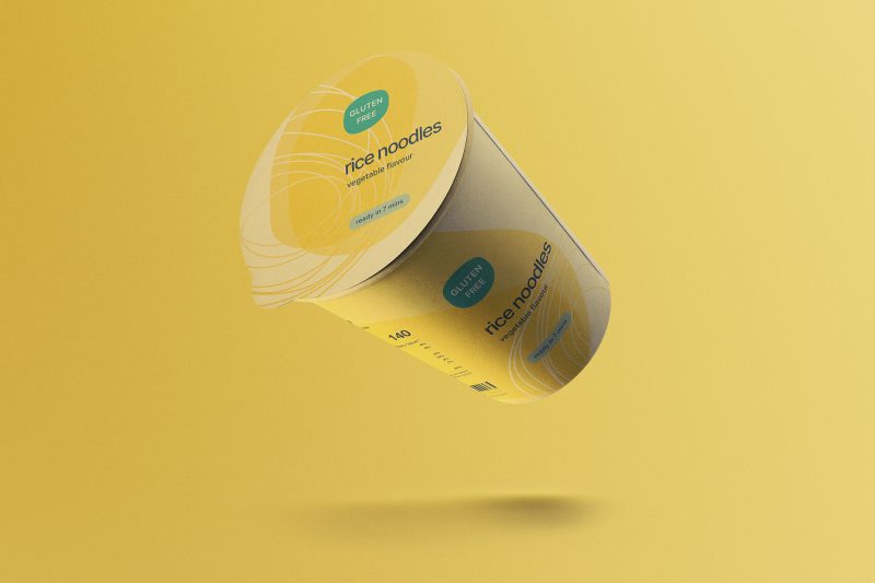 泡面杯面设计样机素材 (PSD）Noodles Cup Mockup