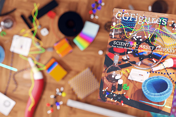 Blender预设-生物化学道具相关资产预设 The Cgfigures Asset Library