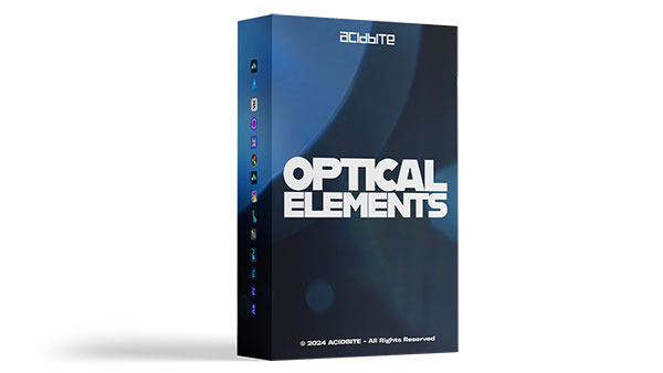 4K视频素材-68个光学折射光效视频叠加素材 Acidbite – OPTICAL ELEMENTS