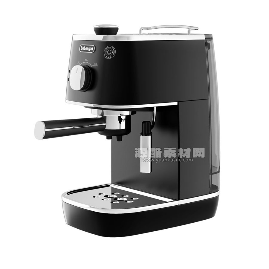 咖啡机模型3D模型 (C4D,FBX) 3D model of coffee machine