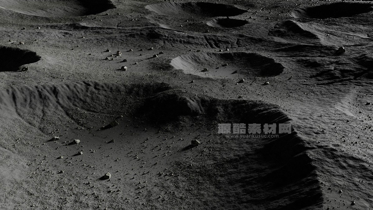 月球表面地形岩石陨石坑模型3D模型 Map004 – Moon – Lunar Landscape (Blender/MAX/FBX/OBJ格式)