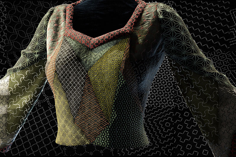 50款布料刺绣针线缝线图案贴图纹理 50 Stitches and Embroidery Textures-Vol1-Height-Normal-Opacity