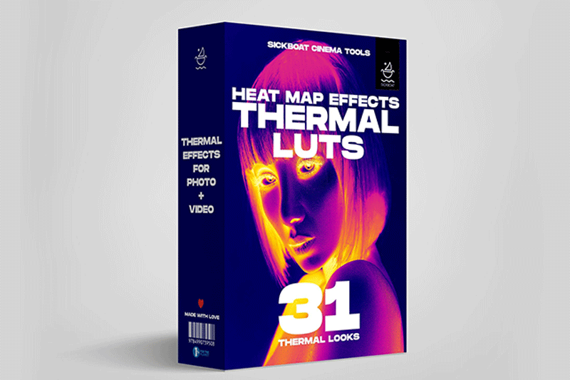 LUTs预设-31种红外热成像效果调色预设 Heat Maps Effect: Thermal LUTs | Thermal Looks