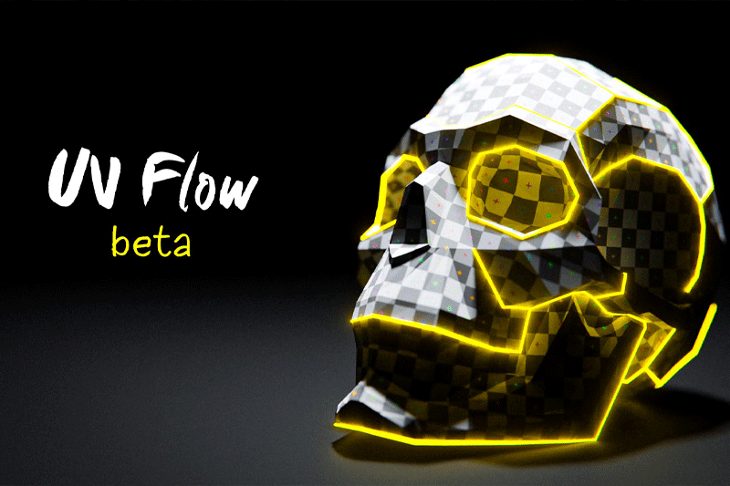 Blender插件-高效贴图展UV插件 UV Flow v0.9.12