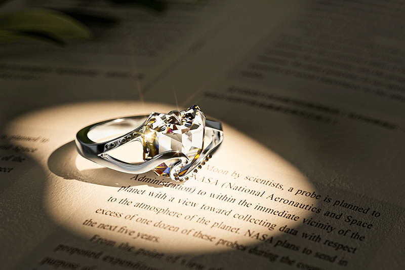 C4D工程-缘定今生钻石戒指场景渲染工程钻戒C4D模型