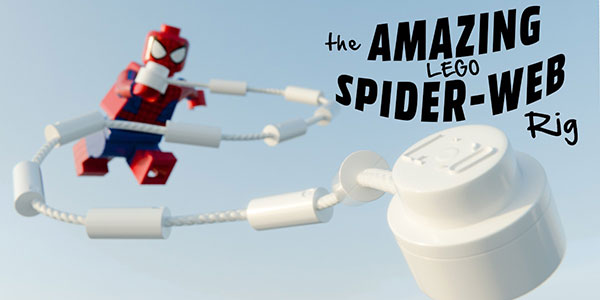 Blender插件-乐高蜘蛛侠蜘蛛网动画制作工具 The Amazing Lego Spider-Web Rig v1.0.1 + 使用教程