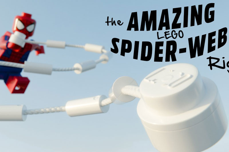 Blender插件-乐高蜘蛛侠蜘蛛网动画制作工具 The Amazing Lego Spider-Web Rig v1.0.1 + 使用教程