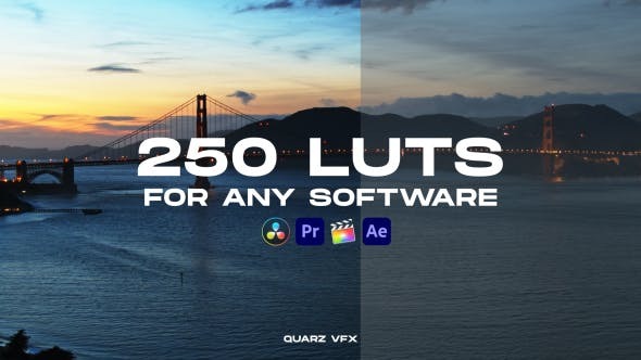 LUTs预设-250组高级旅行街拍VLOG调色预设 250 LUT Color Presets