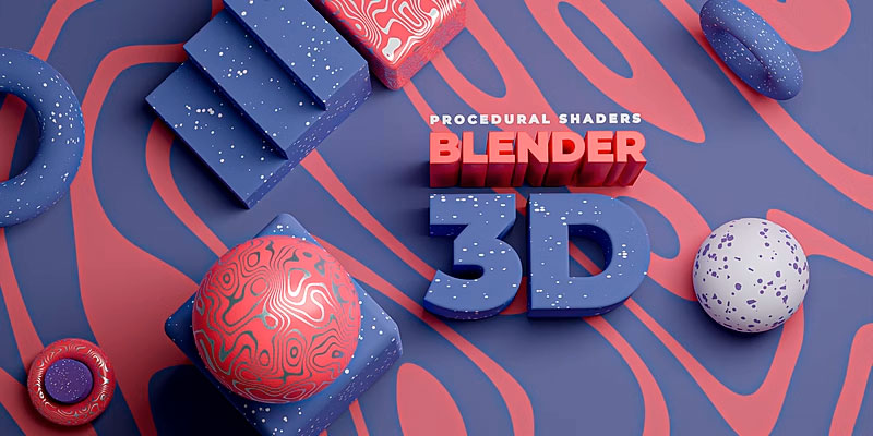 Blender预设-程序化着色器资产预设 Procedural Shader v1.0