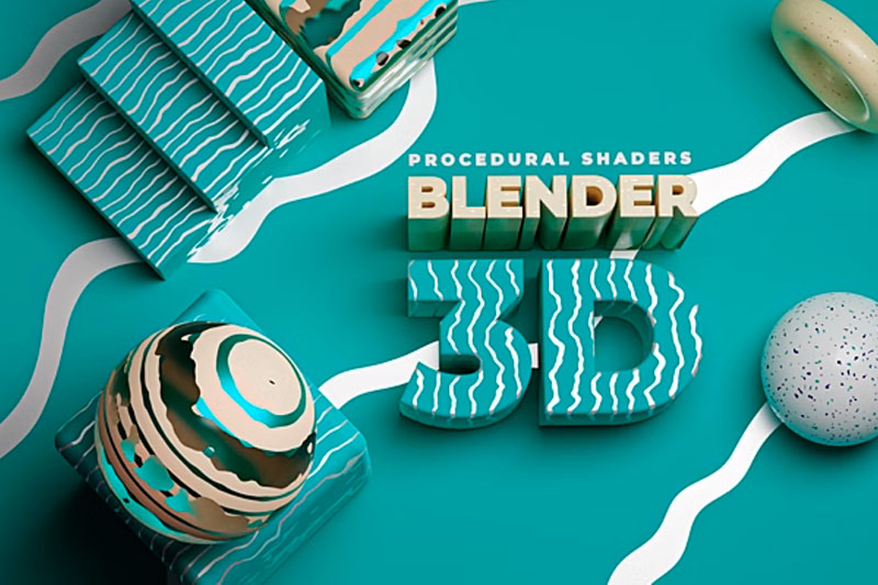 Blender预设-程序化着色器资产预设 Procedural Shader v1.0
