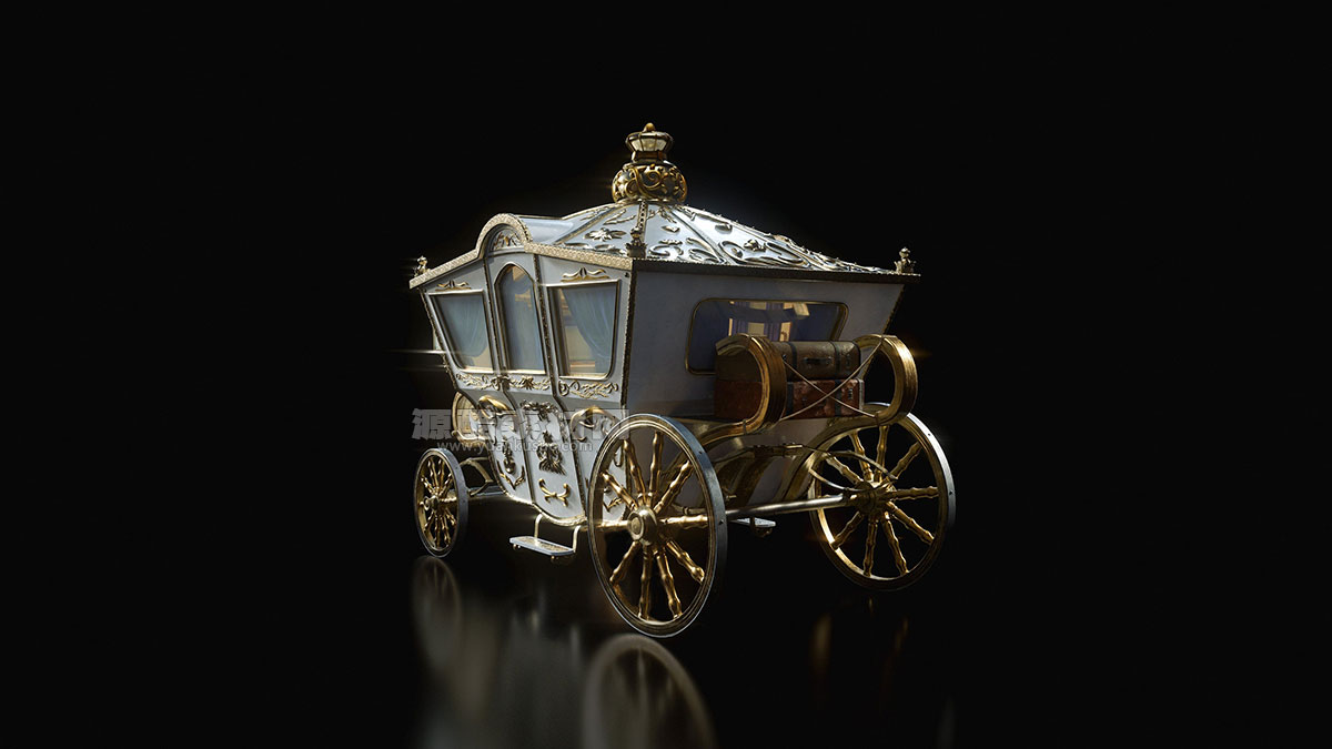 童话冒险奇幻乌托邦风格交通工具模型3D模型 KitBash3D Enchanted Vehicles