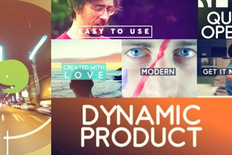 AE模板-时尚快闪幻灯片图文展示开场动画(含音乐素材) Quick Opener