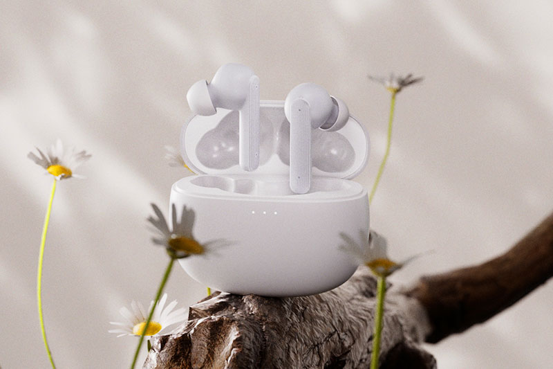 C4D工程-无线蓝牙耳机场景渲染工程耳机C4D模型