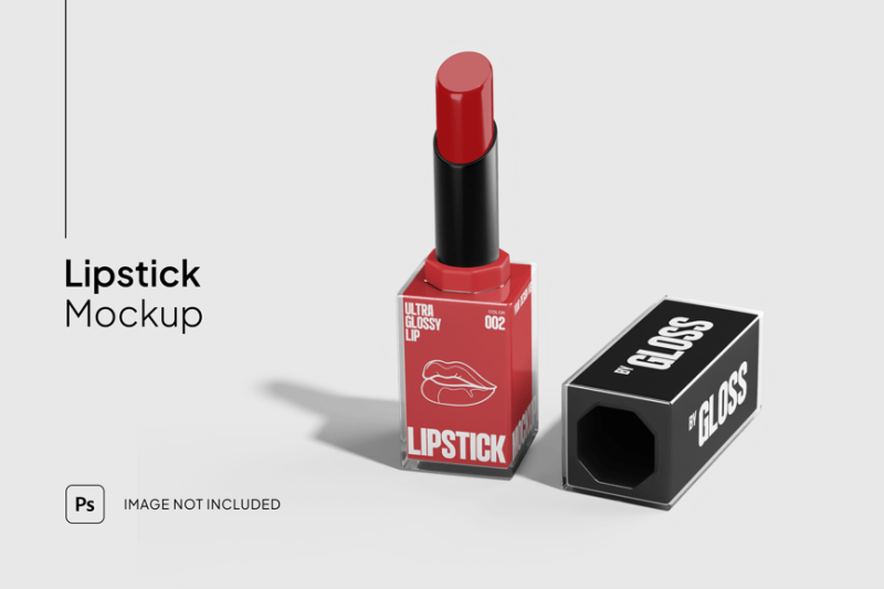 口红样机素材 (PSD) lipstick-mockup