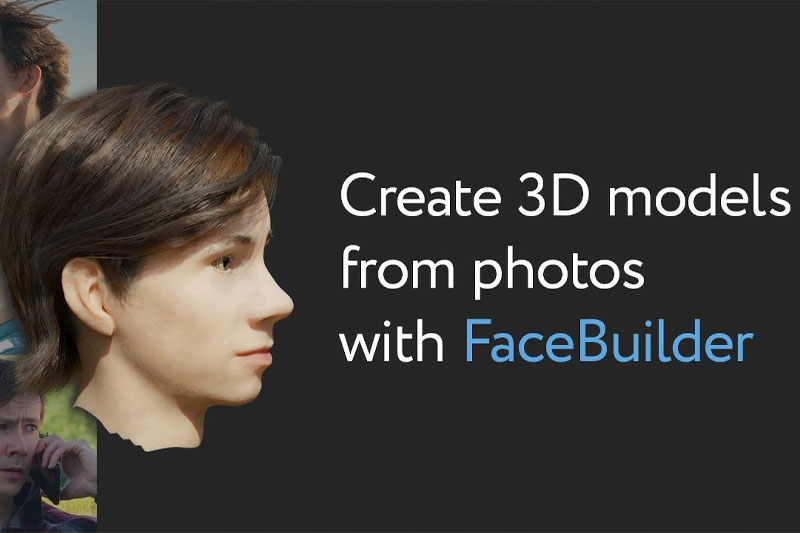 Blender插件-根据图片制作三维人脸头部模型 KeenTools FaceBuilder v2024.2 + 使用教程