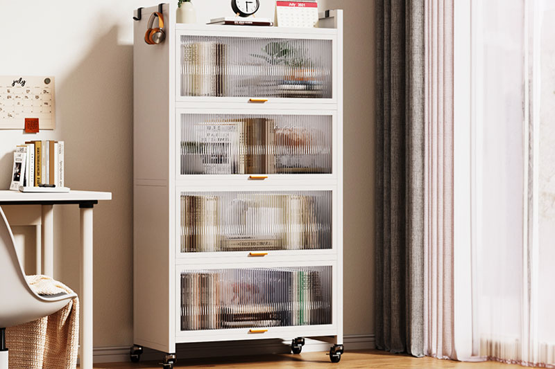 C4D工程-室内书架场景渲染工程书架模型C4D模型