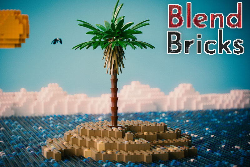 Blender三维乐高积木玩具模型资产预设 Blendbricks V2.2