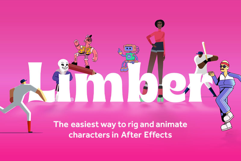 AE脚本-二维MG动画角色生成手脚关节IK绑定脚本 Limber v2.0.0 + 中文字幕使用教程