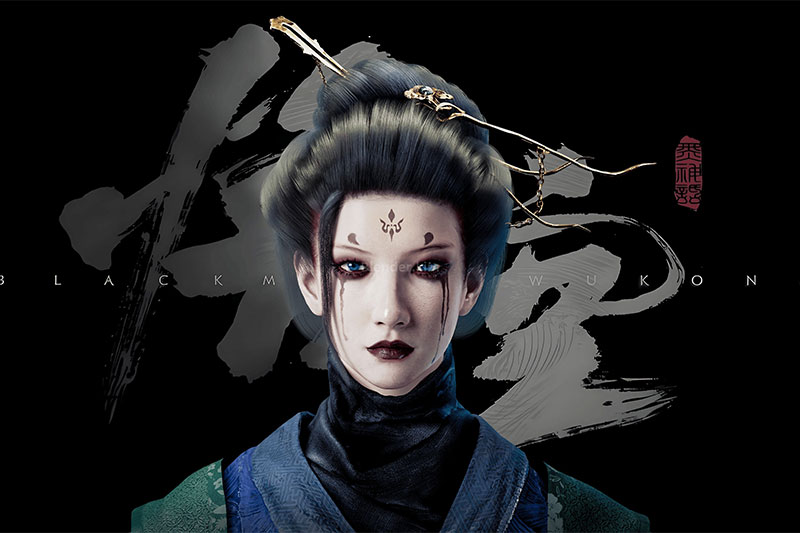 Blende模型-4个高精度黑神话悟空游戏人物角色模型大圣套装亢金星君铁扇公主四妹3D模型