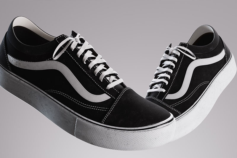 vans板鞋模型鞋子模型3D模型 (C4D,FBX,OBJ) Vans Old-Skool (3D Model)