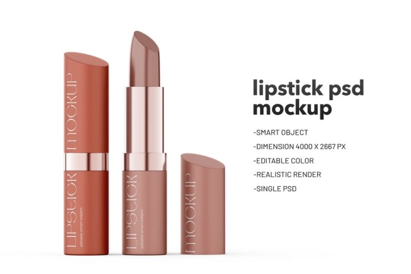 美丽女性的口红样机素材 (PSD) lipstick-mockup-template-for-beautiful