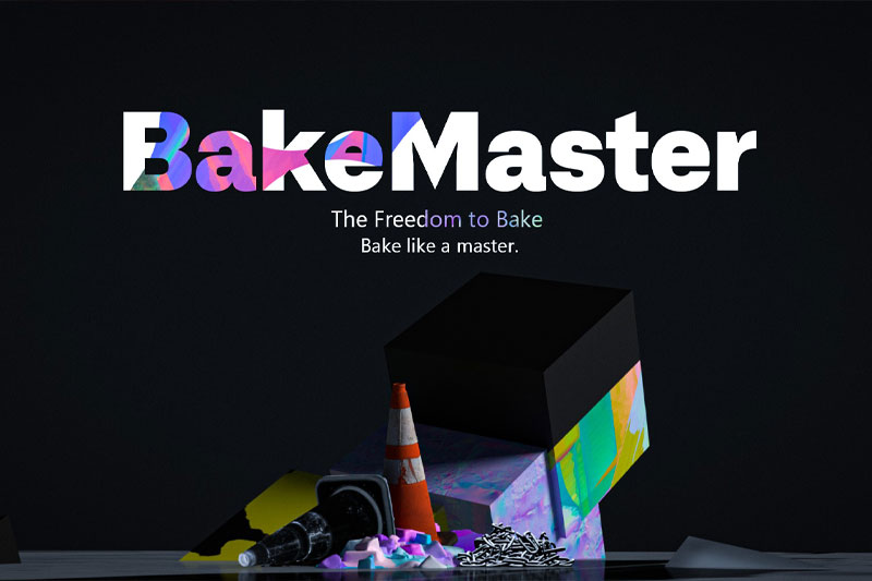 Blender插件-快速烘焙PBR贴图材质工具 Bakemaster Full v2.7.2