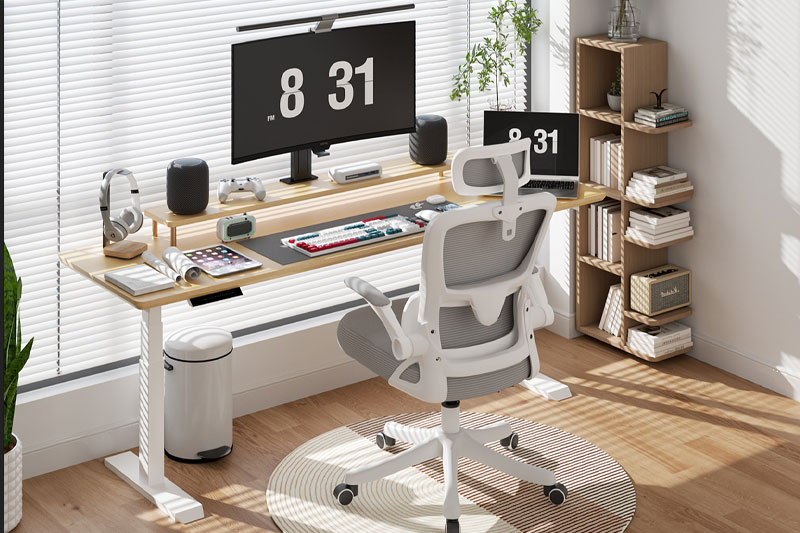 C4D工程-电脑房桌面电竞椅室内场景渲染工程室内场景C4D模型