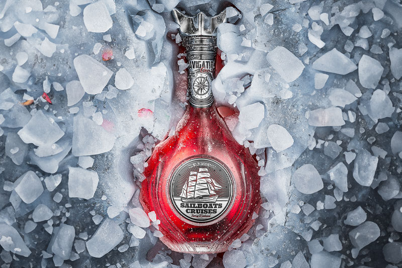 C4D工程-XO酒冰块场景渲染工程XO酒模型C4D模型