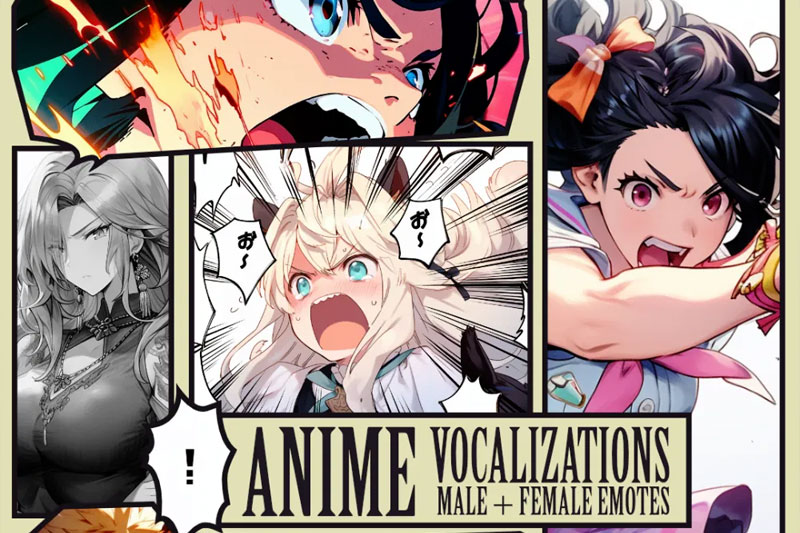 音效素材-动漫角色动作音效素材库 Epic Stock Media Anime Character Vocalizations