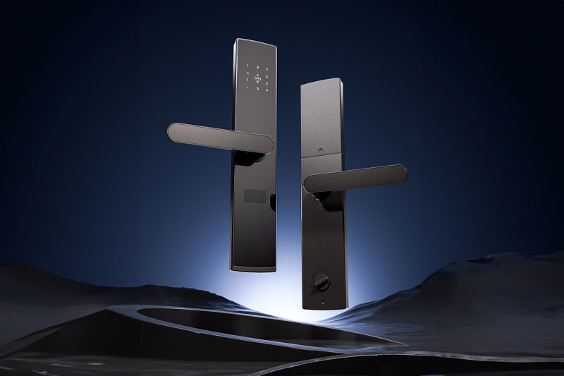 C4D工程-智能门锁产品场景渲染工程智能门锁C4D模型