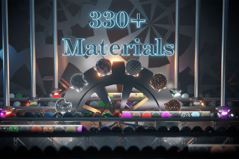 Blender预设-高级程序化材质预设 Advanced Material Pack v1.3