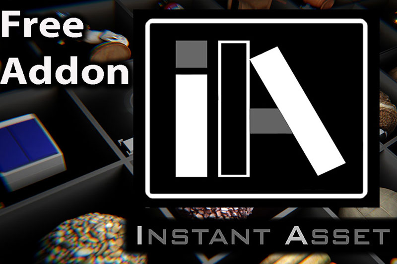 Blender插件-选取模型导入导出成预设 Instant Asset V1.0.5