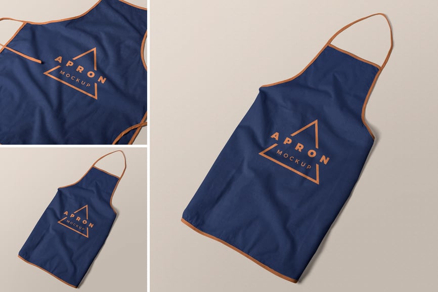 围裙样机素材 (PSD) apron-mockup