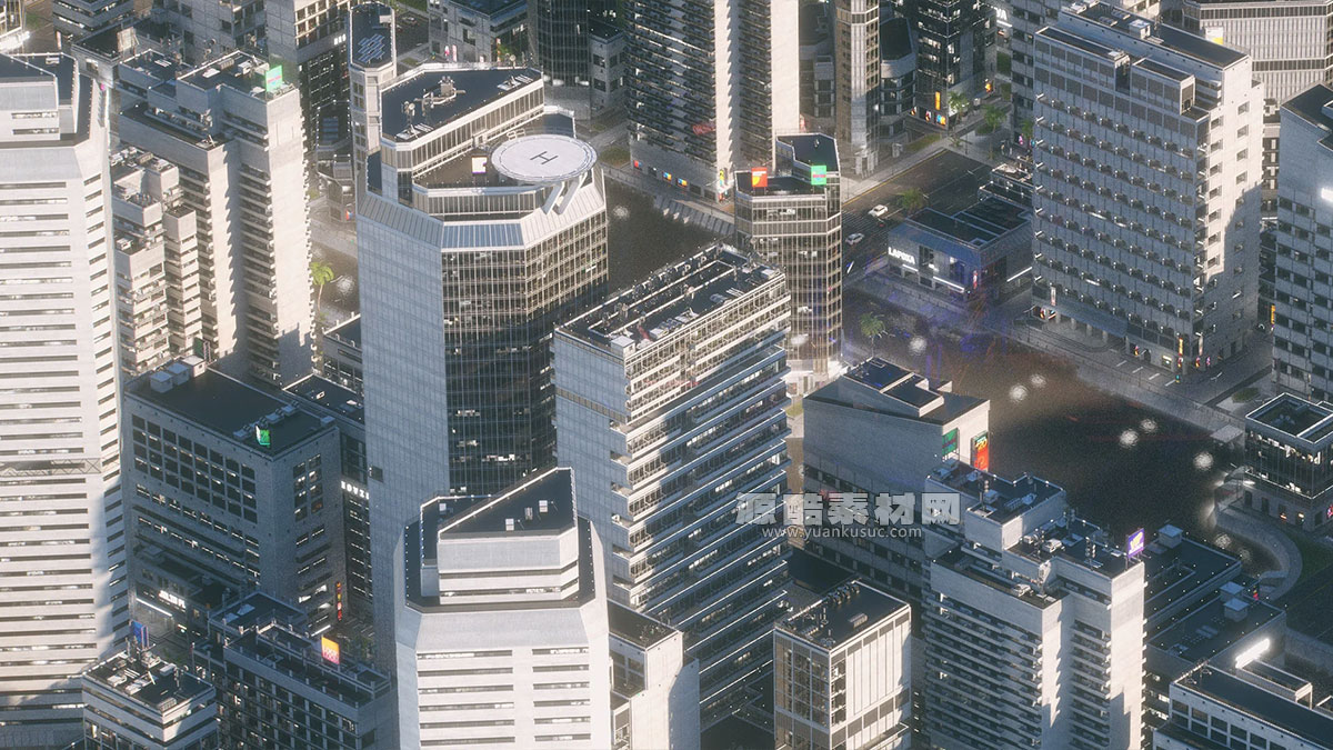 C4D城市建筑程序化生成器-C4d city Rig 2.0