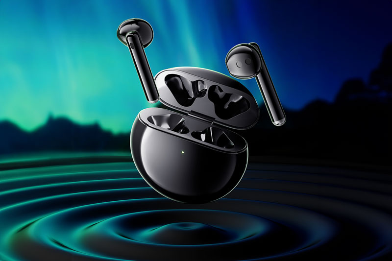 C4D工程-无线蓝牙耳机场景渲染工程蓝牙耳机模型C4D模型