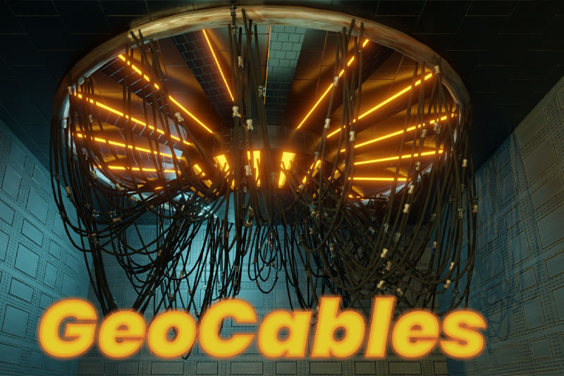 Blender插件-电缆电线生成器 Cables – Geocables v2.3.0